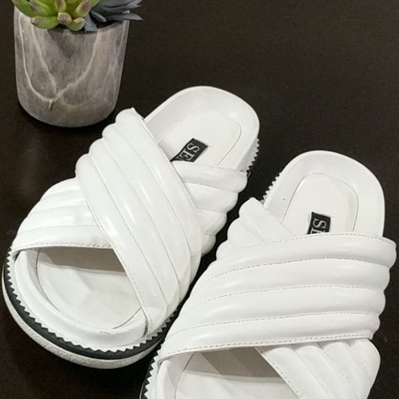 SENSO Shoes - Senso Kylie “genuine leather” slides (white)